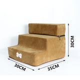 Haustiertreppe 3 Stufen – Hundetreppe & Katzentreppe für Bett & Sofa Bild 8