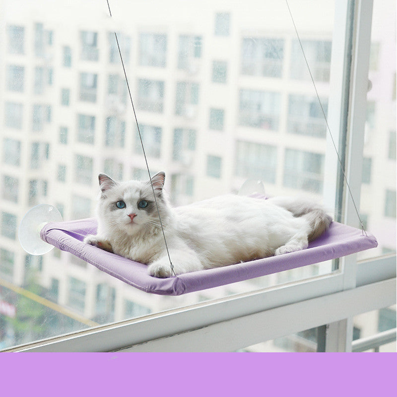 Fenster-Hängematte für Katzen mit Saugnäpfen (7)
