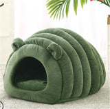Kuschelhöhle für Katzen – warmes Katzenbett für den Winter Bild 7