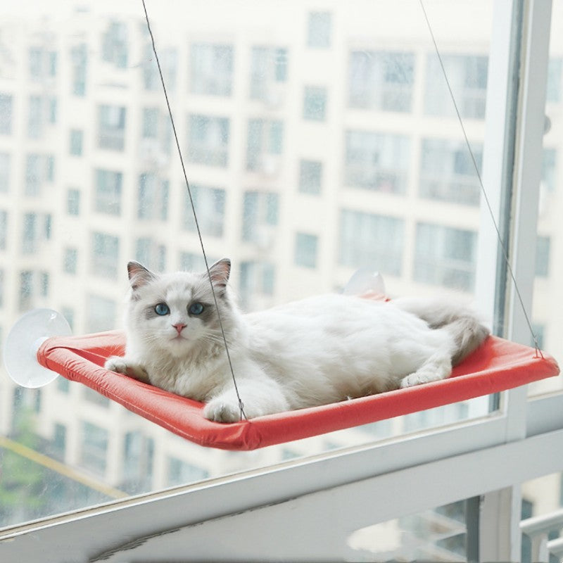 Fenster-Hängematte für Katzen mit Saugnäpfen (8)