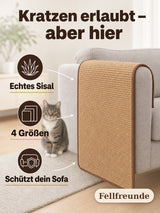Sisal-Kratzmatte für Katzen – Sofa-Schutz Bild 2