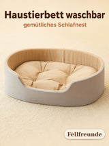 Haustierbett waschbar & winddicht – Schlafnest für Hund & Katze Bild 1