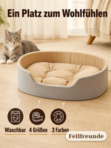 Haustierbett waschbar & winddicht – Schlafnest für Hund & Katze Bild 2