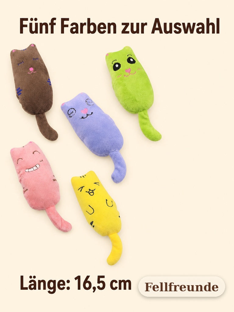 Katzenminze-Plüschspielzeug in fünf Farben, Länge 16,5 cm (6)