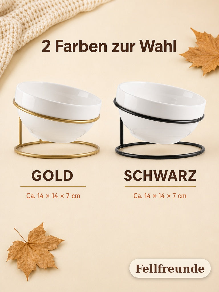 Zwei Farben zur Wahl: Gold und Schwarz, ca. 14 x 14 x 7 cm (6)