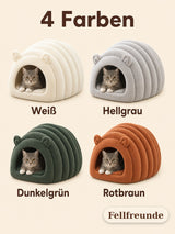 Kuschelhöhle für Katzen – warmes Katzenbett für den Winter Bild 6