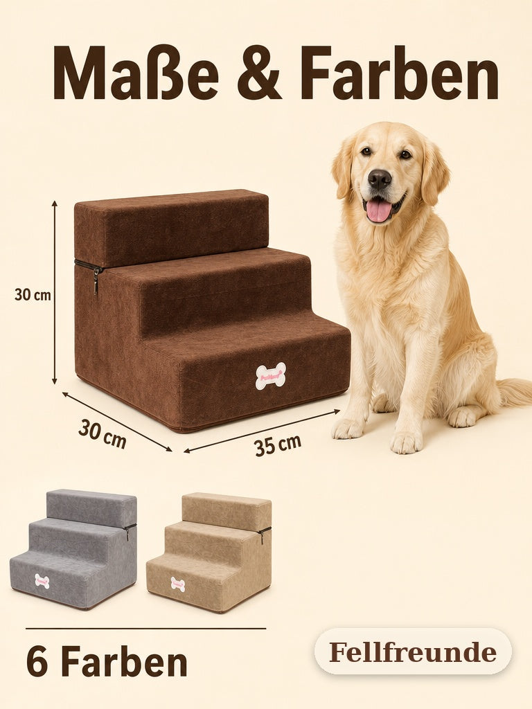 Haustiertreppe mit Maßen 30 × 35 × 30 cm in 6 Farben (6)